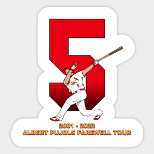 Albert Pujols Farewell Tour Sticker